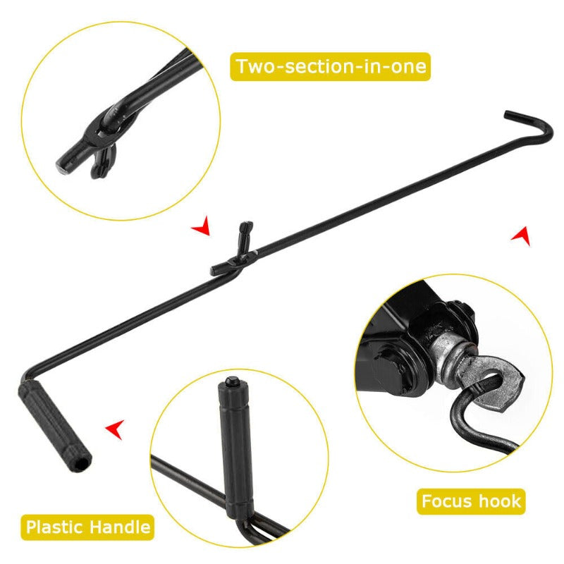 2 Tonne Hand Operated Foldable Car Jack Tire Repair Tool