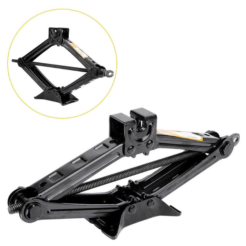 2 Tonne Hand Operated Foldable Car Jack Tire Repair Tool
