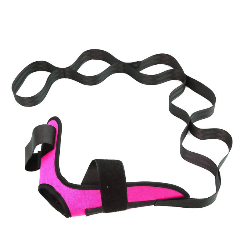 Foot Leg Stretcher Belt Strap Yoga For Plantar Fasciitis Heel Drop Achilles Tendonitis & Hamstring