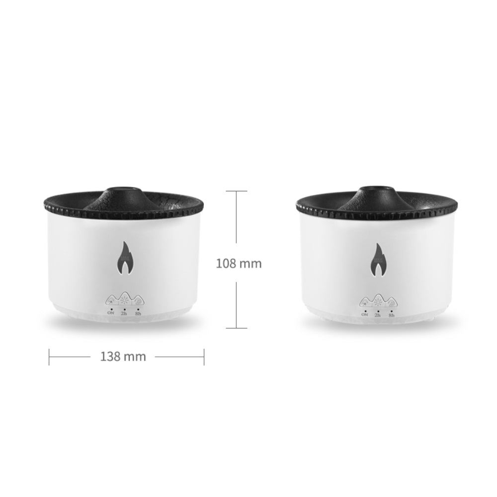 Usb Powered Volcanic Flame Design Portable Aroma Diffuser