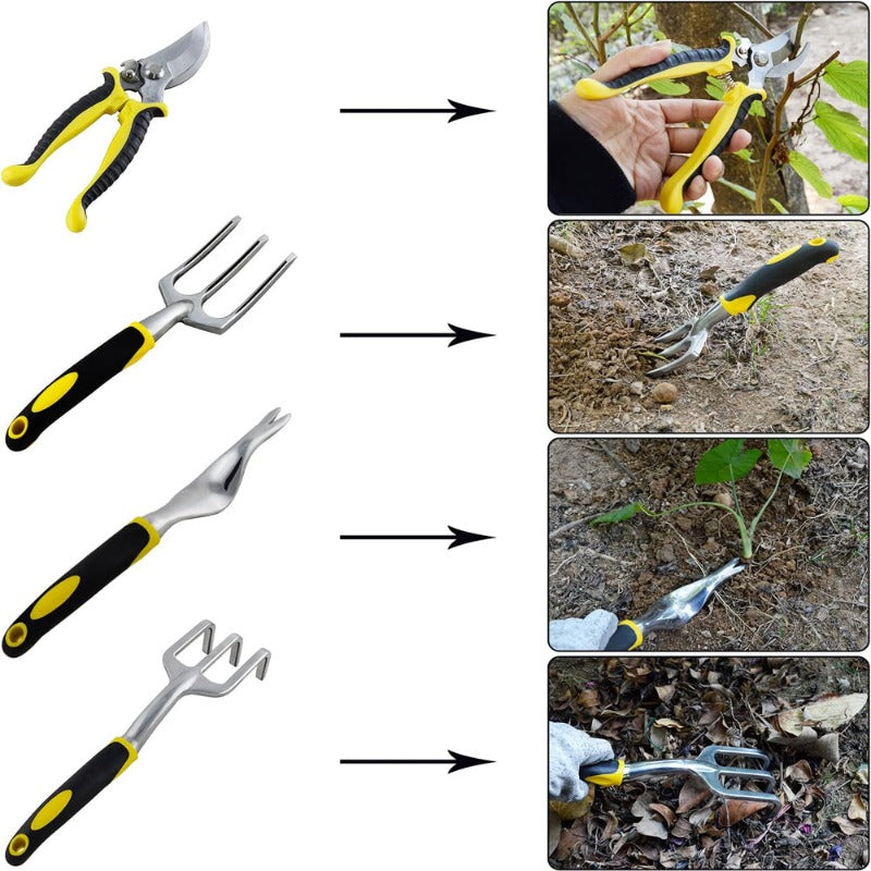 7Pcs Gardening Tools Planting Grafting Kit Storage Bag