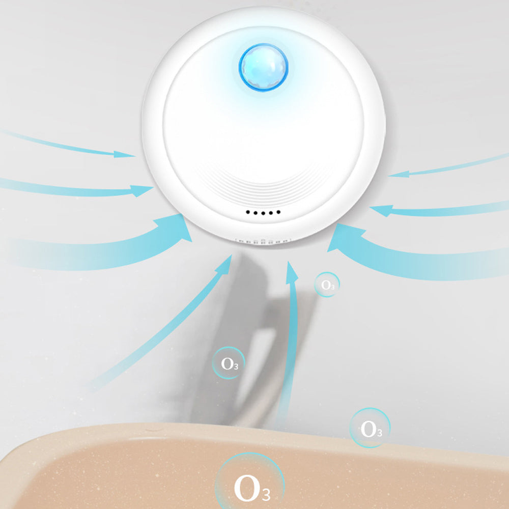 Usb Rechargeable Deodorising Odour Purifier Cat Litter Box