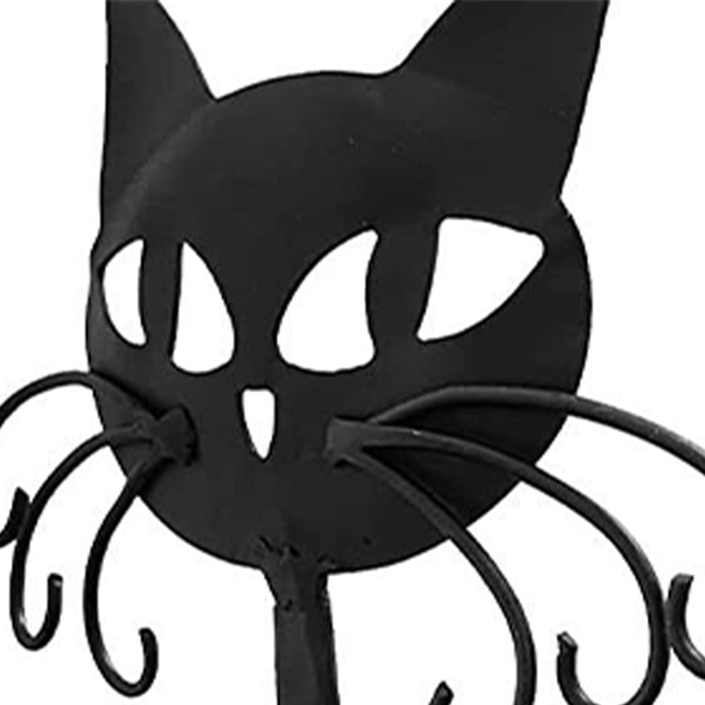 Black Cat Candle Holder Pillar Candles Led Flameless