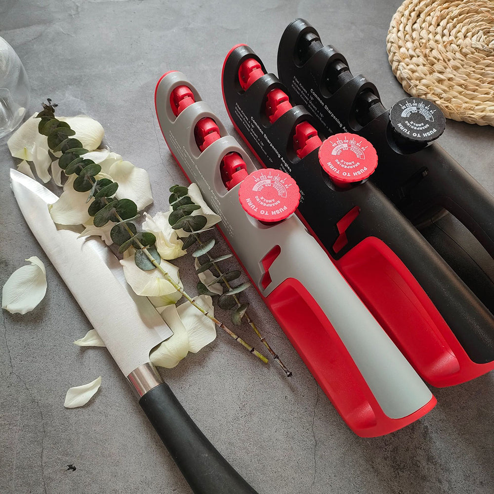 4-In-1 Multifunctional Manual Knife Sharpener