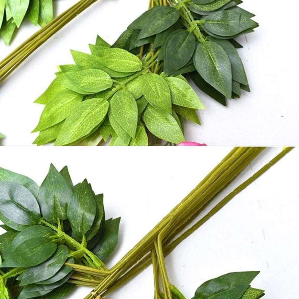 12Pcs Artificial Hanging Silk Garland Vine Flowers Garden Decoration