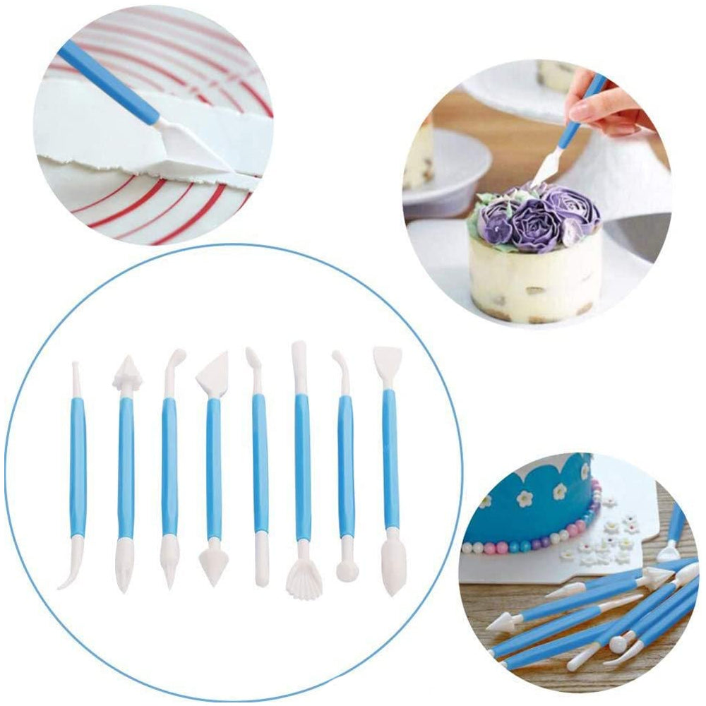 170Pcs Cake Decorating Kit Turntable Flower Piping Nozzles