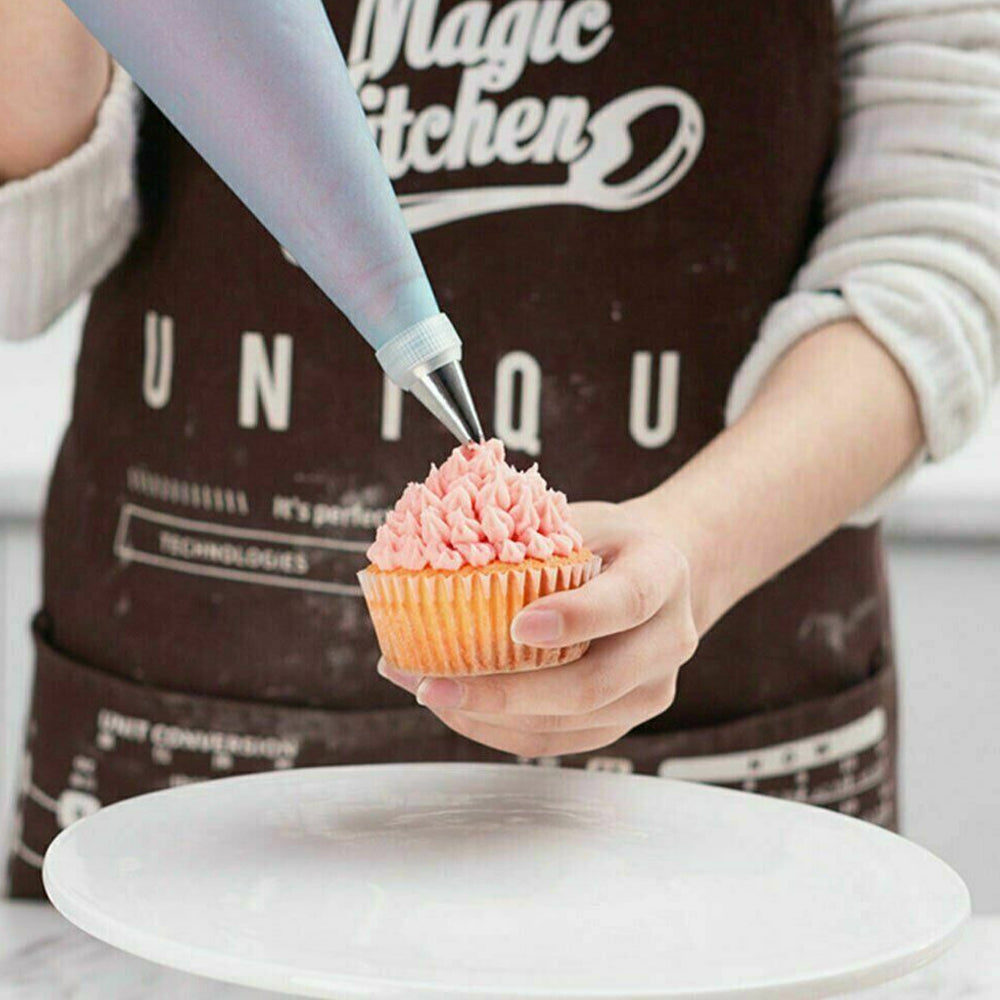 170Pcs Cake Decorating Kit Turntable Flower Piping Nozzles