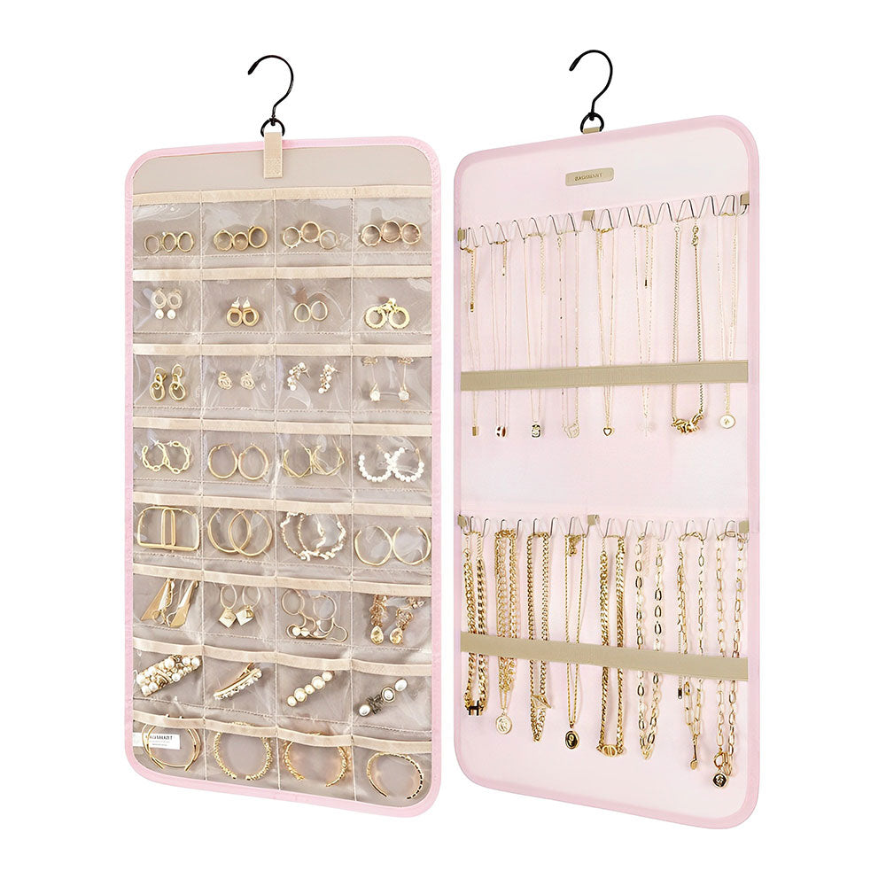 Veile Studios Hanging Antitangle Necklace Jewellery Organizer Pvc Metal Hooks 80 Characters