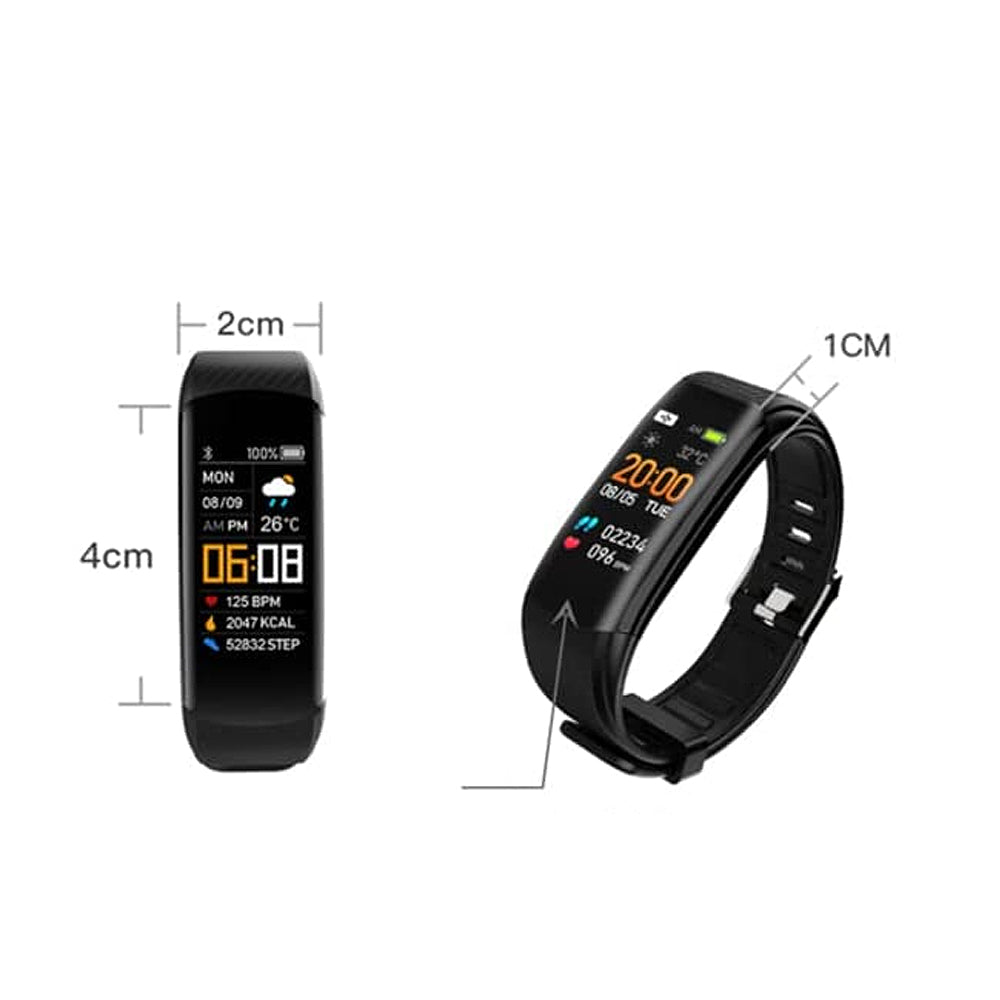 Smart Watch Rechargeable Touch Screen Fitness Activity Tracker