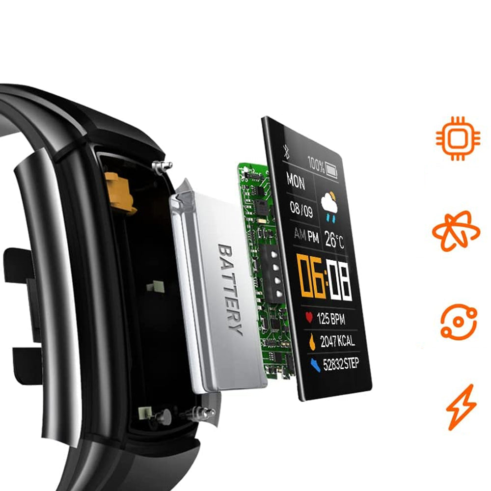 Smart Watch Rechargeable Touch Screen Fitness Activity Tracker