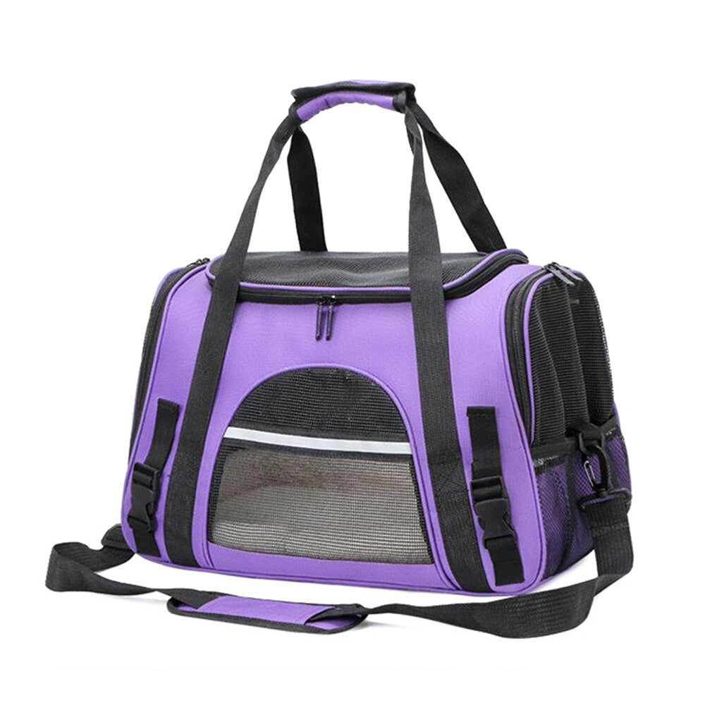 Breathable Foldable Pet Carrier Dog Cat Safety Travel Bag