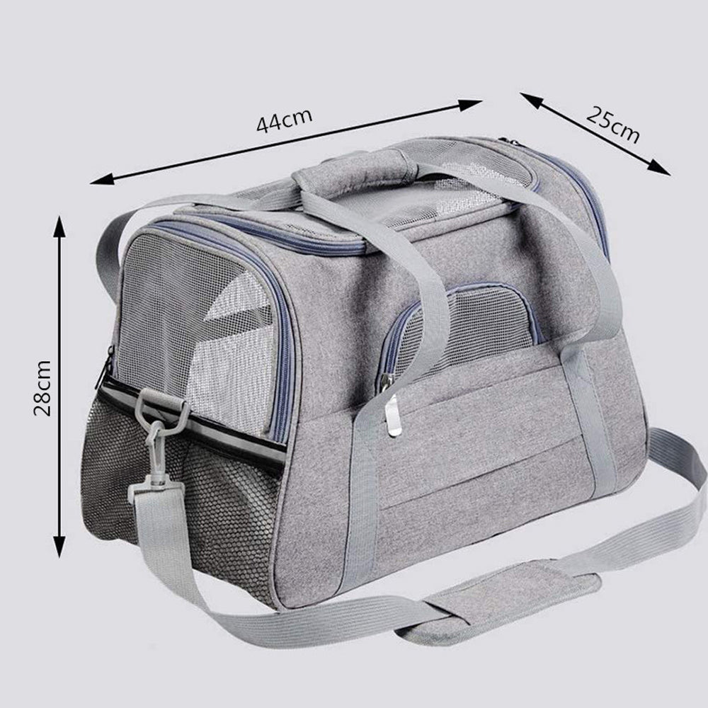 Breathable Foldable Pet Carrier Dog Cat Safety Travel Bag