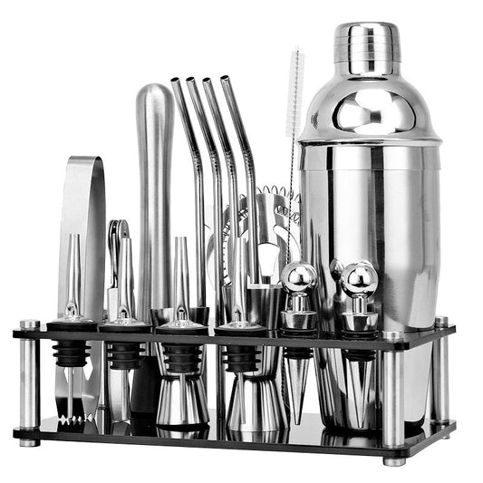 20Pcs 750Ml Cocktail Shaker Set Stainless Steel Bartending Kit