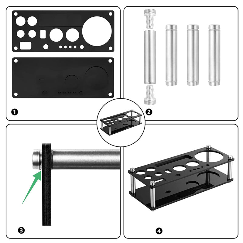 20Pcs 750Ml Cocktail Shaker Set Stainless Steel Bartending Kit