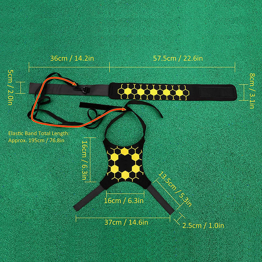 Soccer Training Belt Solo Practice Equipment For Football And Rugby