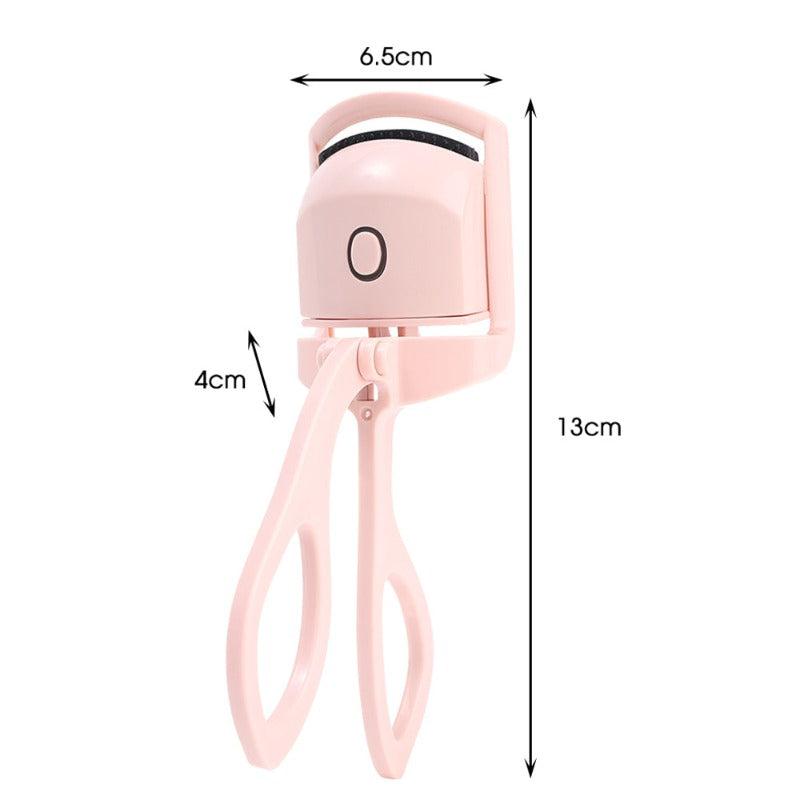 Electric Heated Eyelash Curler With Dual Temperature -Usb Rechargeable