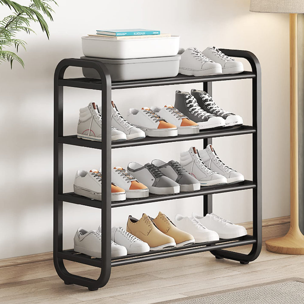 Storfex 4 Layer Shoe Storage And Organizer Rack Compact Durable Easy Assembly