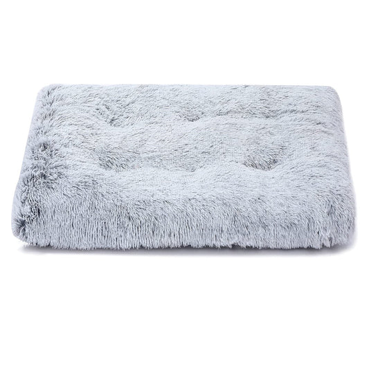 Petswol Plush And Cozy Mat For Ultimate Comfort Warmth Light Grey Luxuri