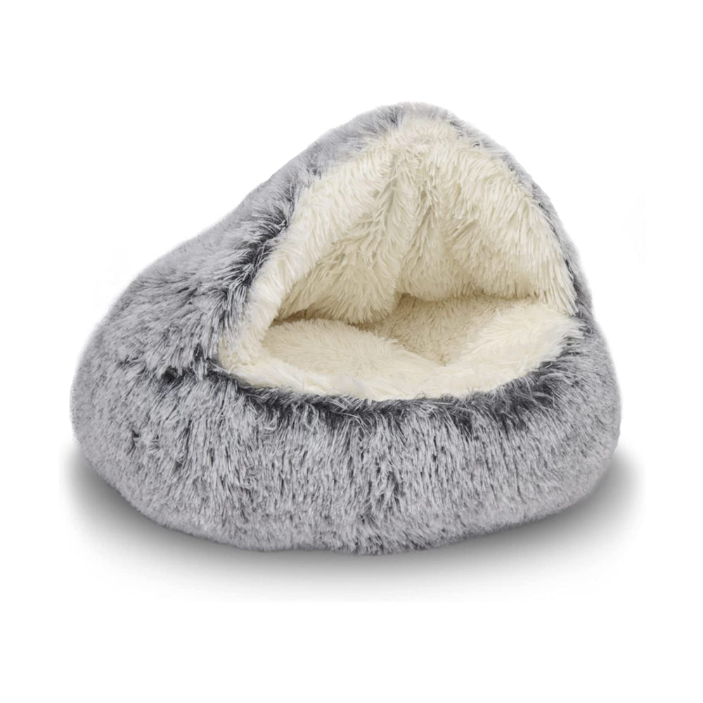 Petswol Cozy Burrowing Cave Bed For Dogs And Cats Comfortable Warm Plush Pp