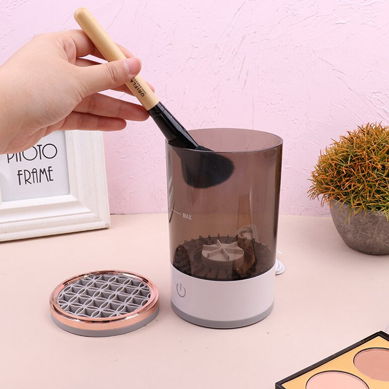 Electric Makeup Brush Cleaner Washing Drying Machine Usb Plugged In 7000Rpm