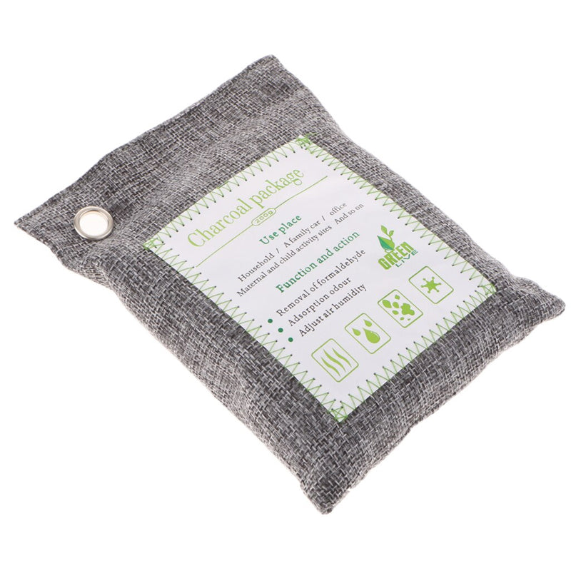 Pack Of 5 Activated Bamboo Charcoal Air Purifying Deodorizing Bags