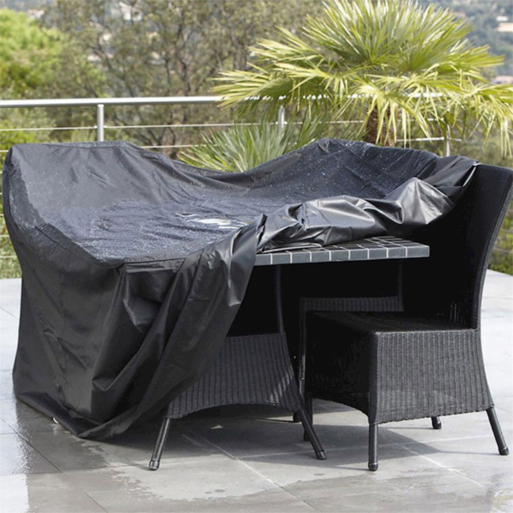 Uv Protection Outside Garden Patio Furniture Cover With Pu Coating