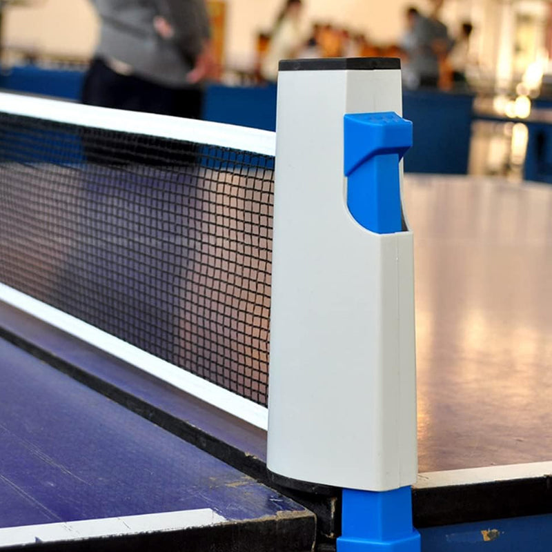 2-Player Table Tennis Set With Retractable Net Balls And Paddles