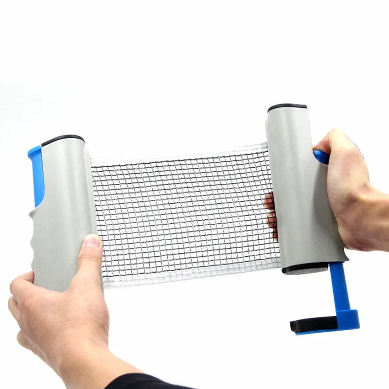 2-Player Table Tennis Set With Retractable Net Balls And Paddles