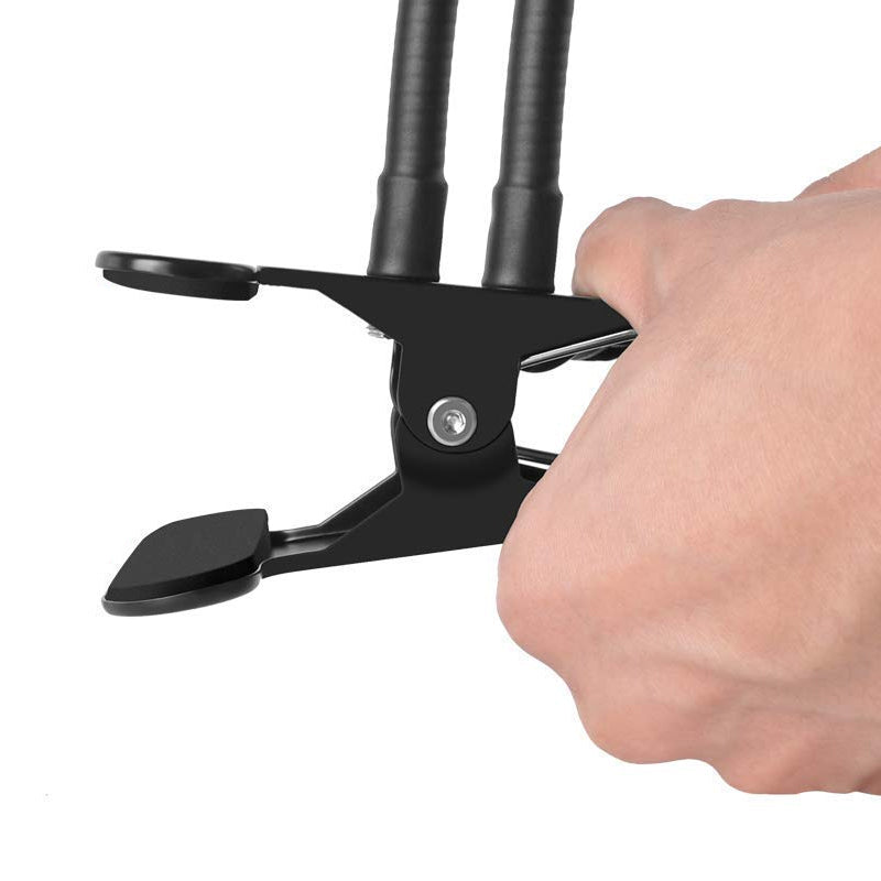 Flexible Clip-On Photography Selfie Ring Light With Brightness