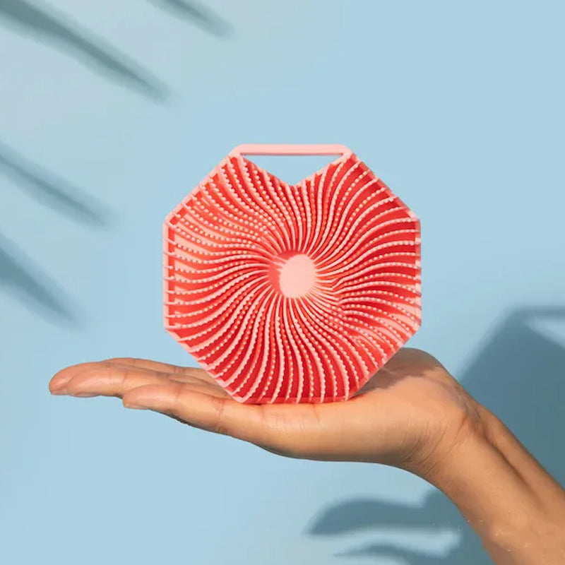 Antimicrobial Washer Silicone Exfoliating Body Scrubber For Sensitive Skin Prod