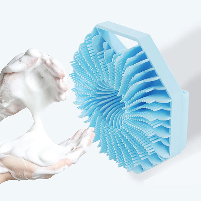 Antimicrobial Washer Silicone Exfoliating Body Scrubber For Sensitive Skin Prod
