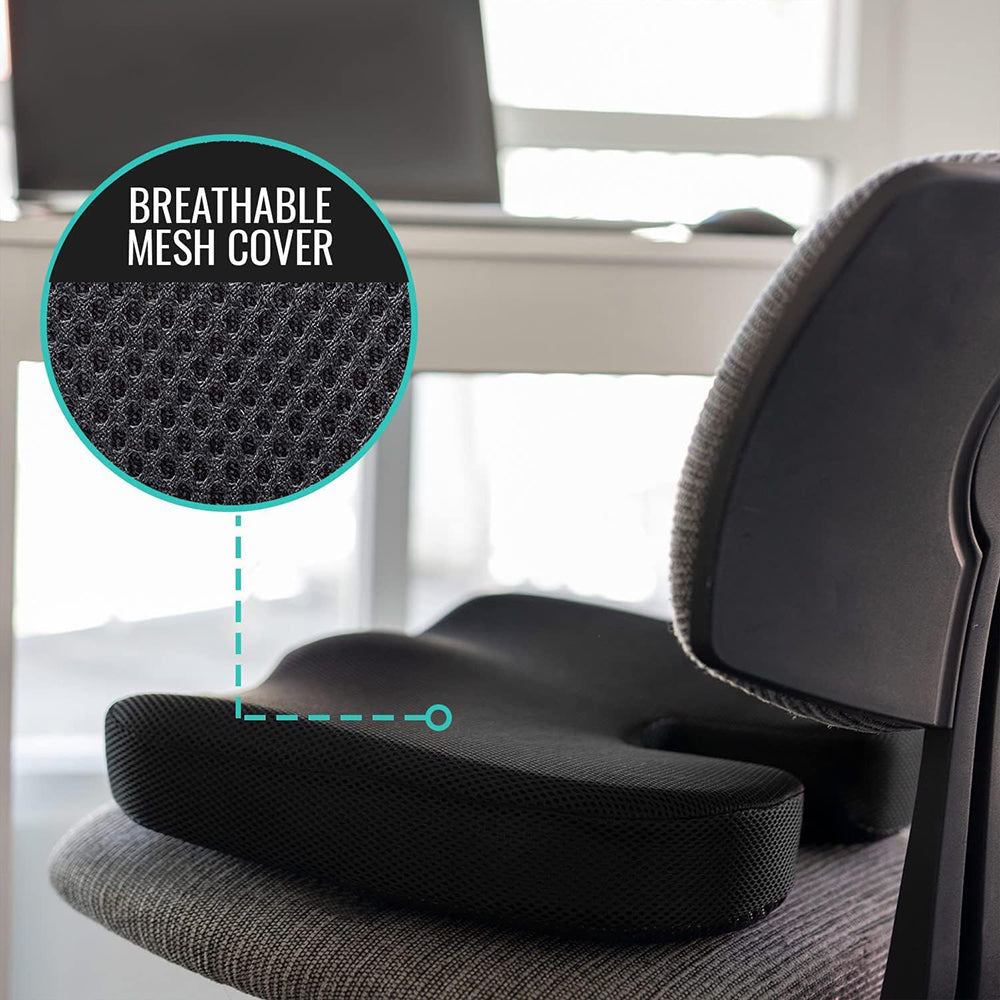 Comfeya Sciatica Pain Relief Seat Cushion Enhanced Comfort Targeted