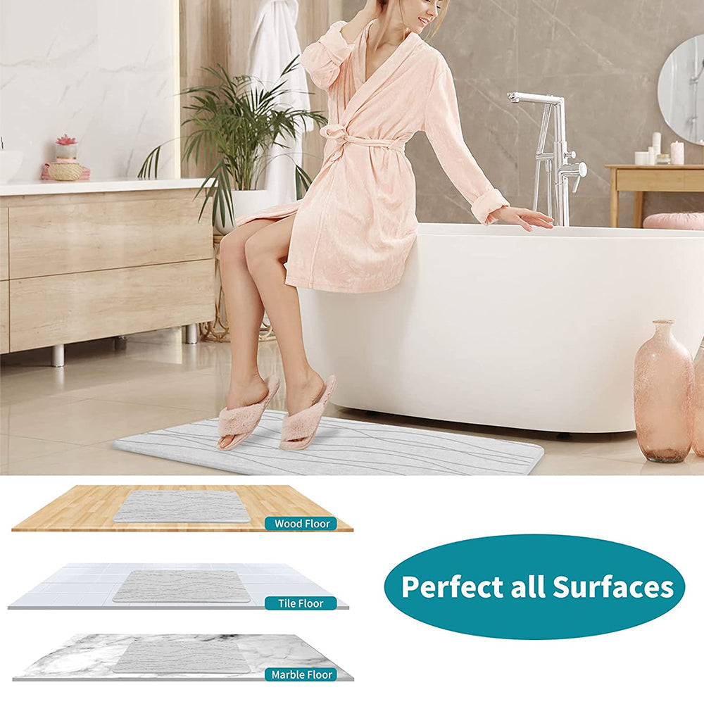 Comfeya Stone Bath Mat Diatomaceous Earth