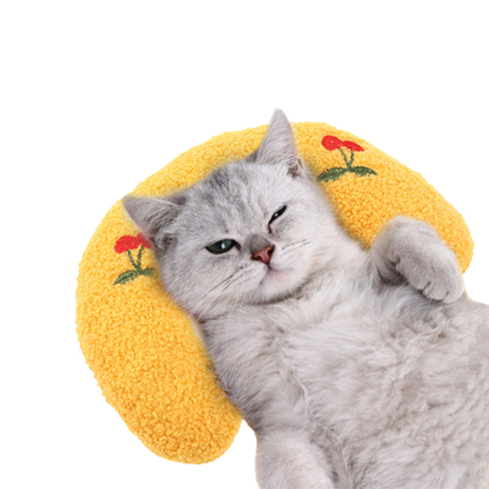 Cozy Calm U-Shaped Calming Pillow For Small Dogs And Cats