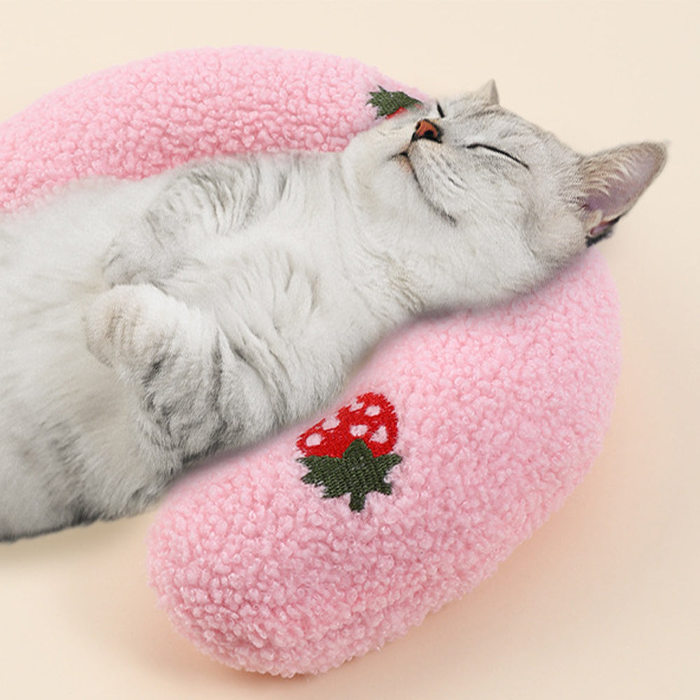 Cozy Calm U-Shaped Calming Pillow For Small Dogs And Cats