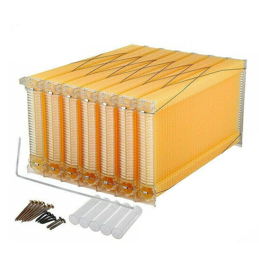 7 Pcs Unassembled Sheets Beehive Wooden Frames Beekeeping Supplies