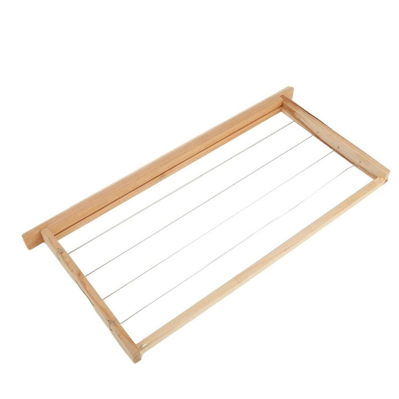 10 Pieces Unwaxed Assembled Wired Frames Beekeeping Supplies