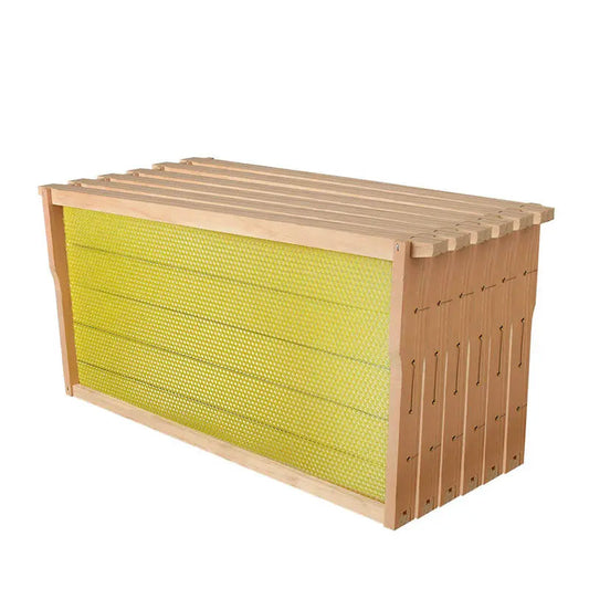 10 Pieces Unwaxed Assembled Wired Frames Beekeeping Supplies