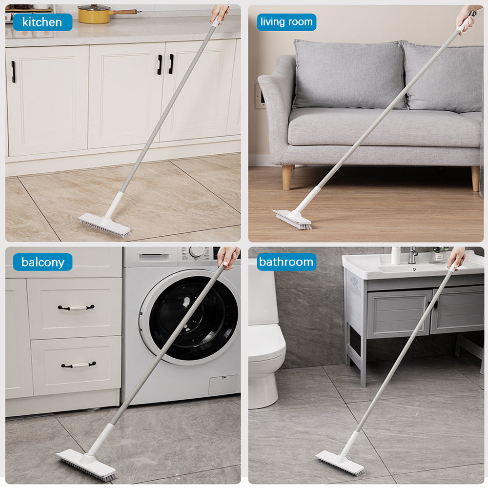 2-In-1 Adjustable Floor Cleaning Brush Versatile And Efficient Scrubbing