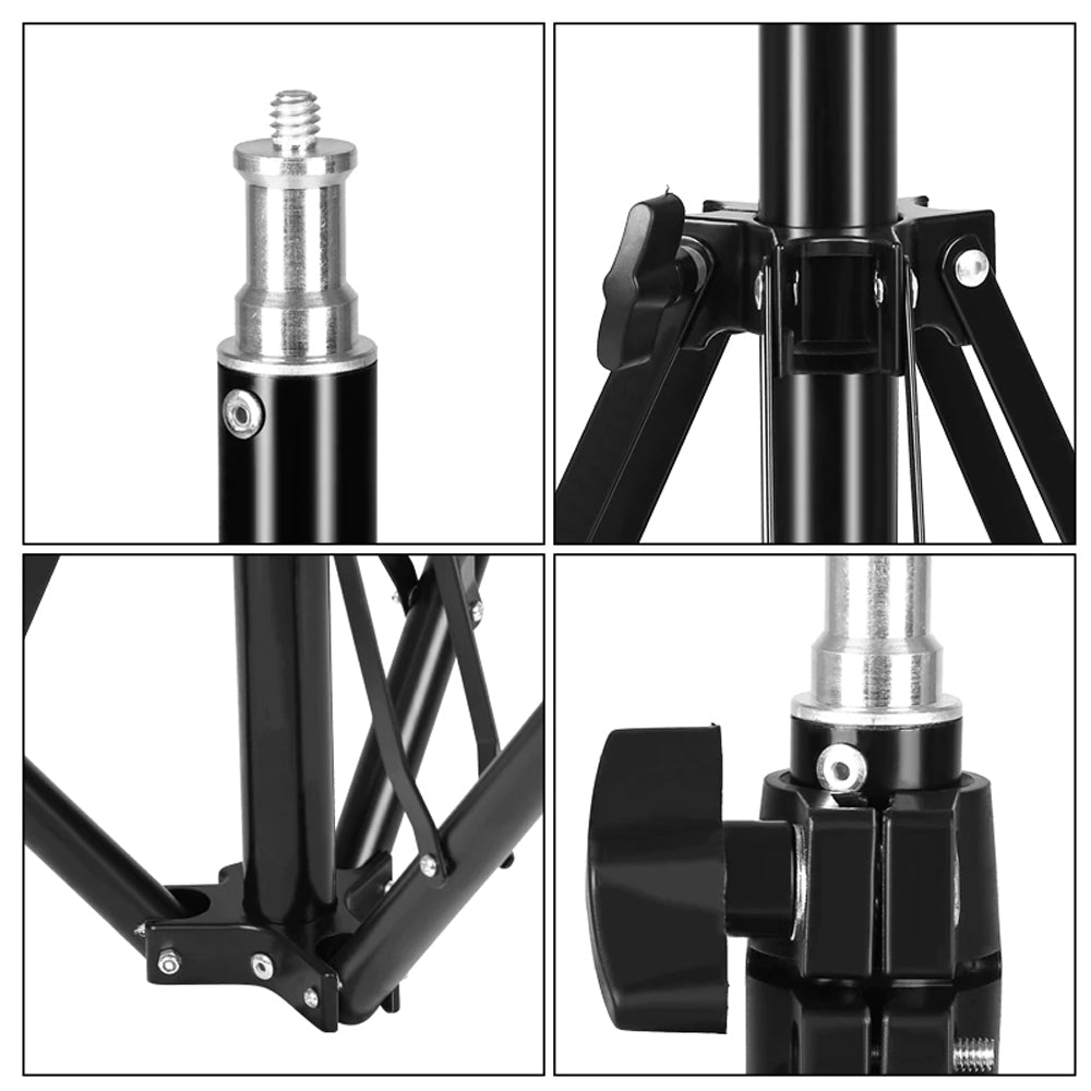 1.8M Photography Light Stand Reverse Foldable Camera Studio