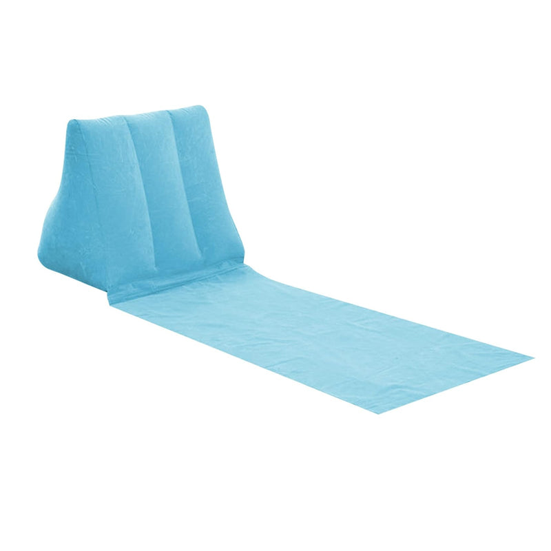 Waterproof Outdoor Inflatable Beach Pillow Triangle Cushion With Mat