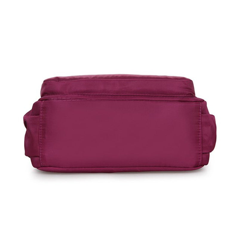Waterproof Multi Pocket Nylon Womens Shoulder Cross Body Messenger And Travel Handbag