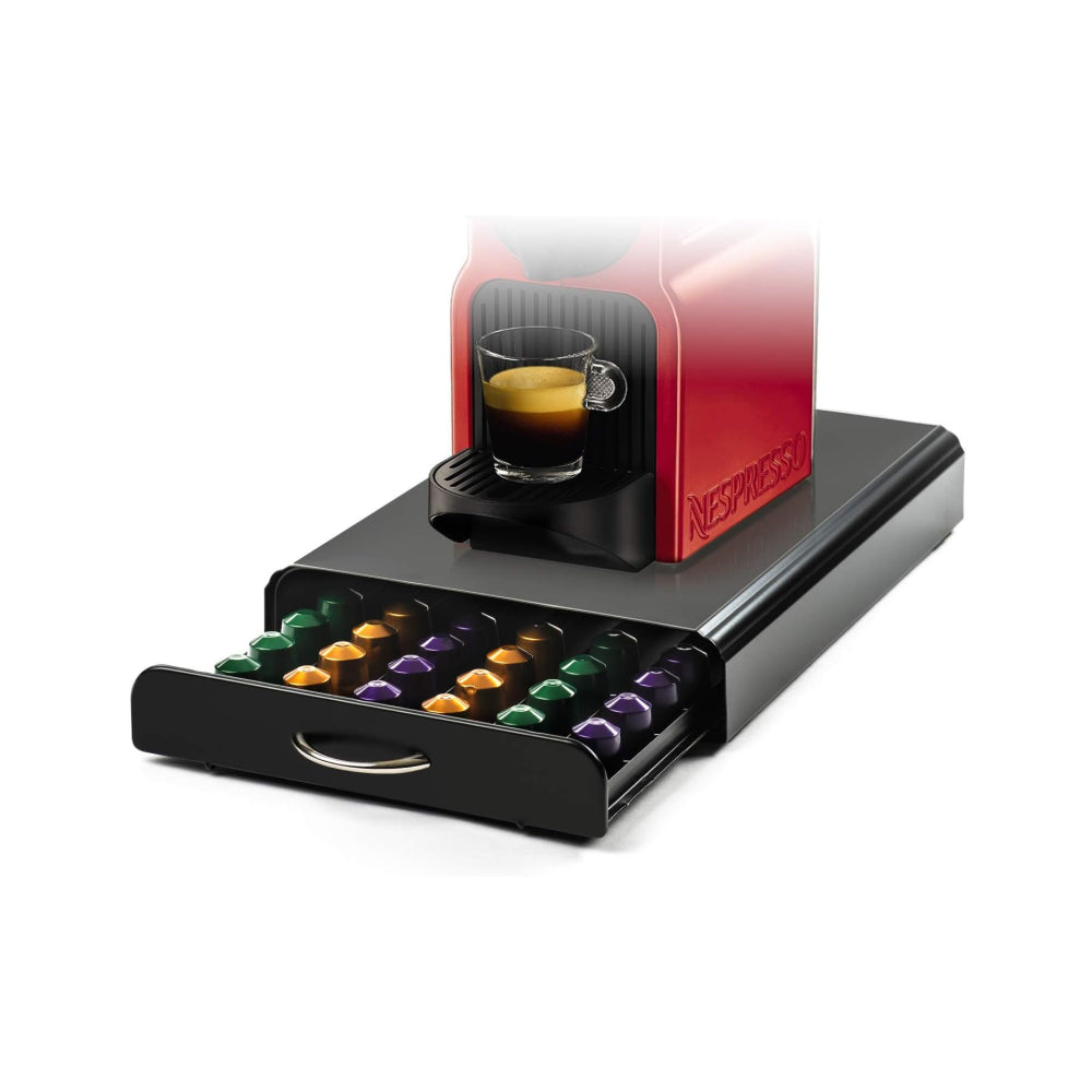 Storfex 60Pcs Nespresso Capsule Drawer Pod Holder - Coffee Machine Stand
