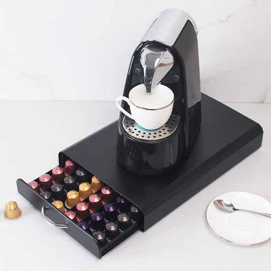 Storfex 60Pcs Nespresso Capsule Drawer Pod Holder - Coffee Machine Stand