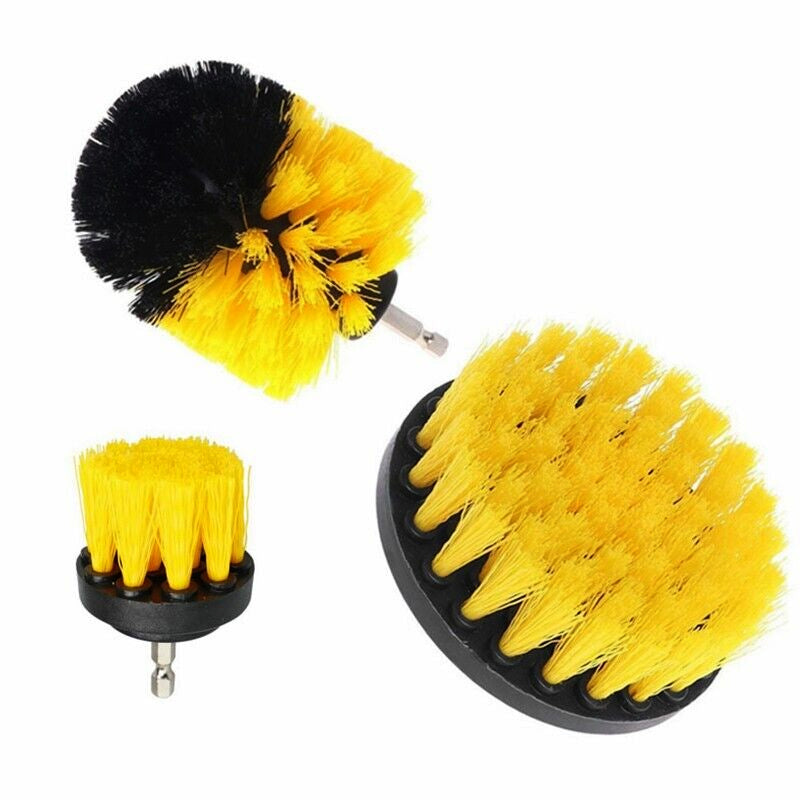 27Pcs Drill Brush Attachments Car Detailing Kit For Auto Exterior Interior