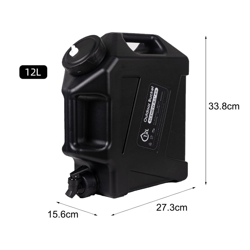 12L Capacity Portable Water Storage Container For Outdoor Camping