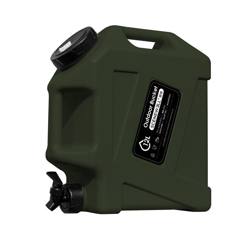 12L Capacity Portable Water Storage Container For Outdoor Camping