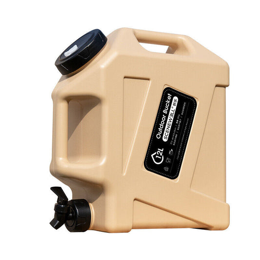 12L Capacity Portable Water Storage Container For Outdoor Camping