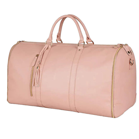 2 Inch 1 Hanging Suitcase Convertible Carry On Leather Garment Bag For Travel