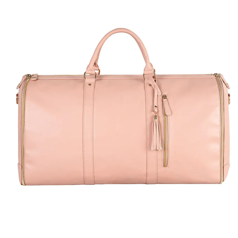 2 Inch 1 Hanging Suitcase Convertible Carry On Leather Garment Bag For Travel